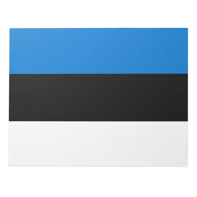 Estonian Flag Notepad (Front)