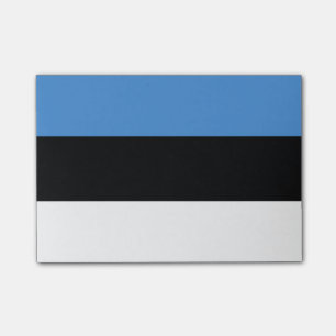 Estonian flag post-it notes