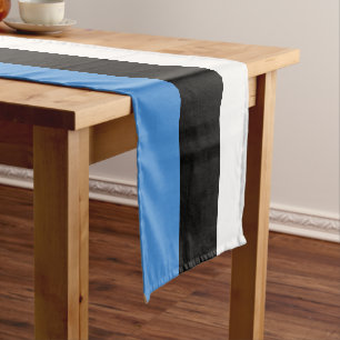 Estonian flag & Sports fan house decor / Estonia Short Table Runner