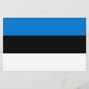 Estonian Flag Stationery