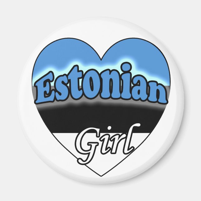 Estonian Girl Magnet (Front)