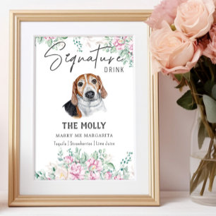 Estonian Hound Dog Signature Drink Sign