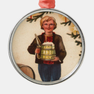 Estonian Man with Beer Christmas Tree Ornament