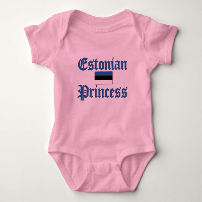 Estonian Princess Baby Bodysuit (Front)