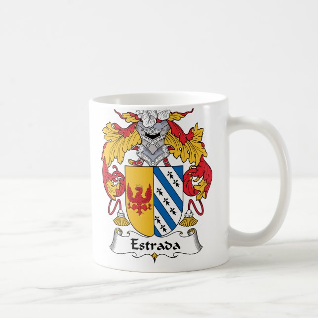 Estrada Family Crest Coffee Mug (Right)