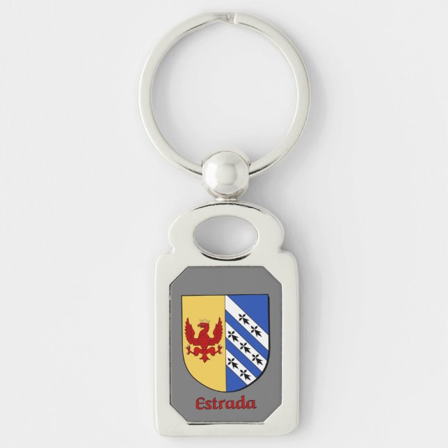 Estrada Historical Shield Key Ring (Front)