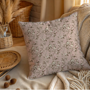 Estralaia Dusty Rose Pink Cushion