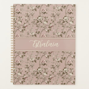 Estralaia Dusty Rose Pink Planner
