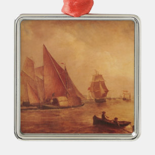 Estuary of the Thames and the Medway Metal Tree Decoration