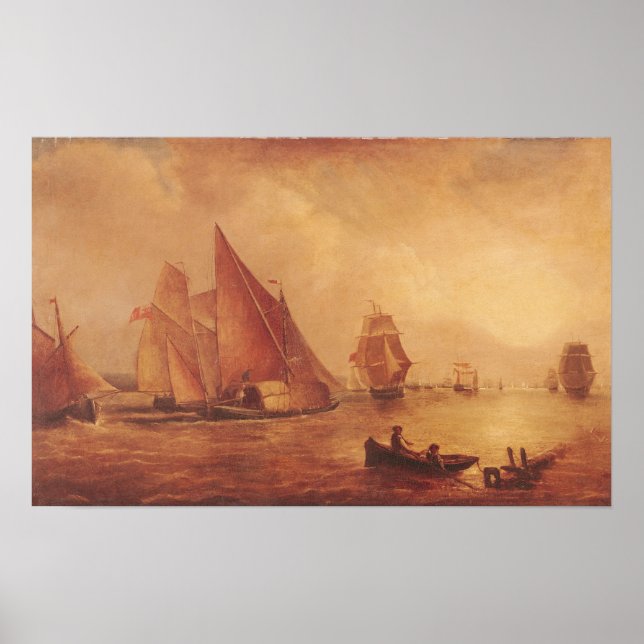 Estuary of the Thames and the Medway Poster (Front)