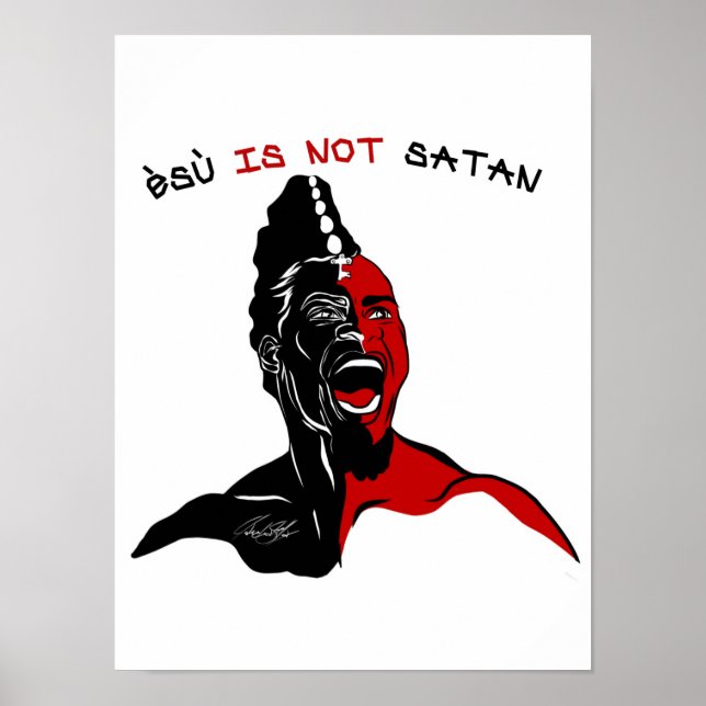 Èsú is not satan poster (Front)