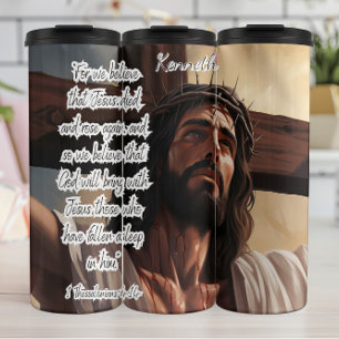 esus: Died, Rose, Eternal Hope Thermal Tumbler