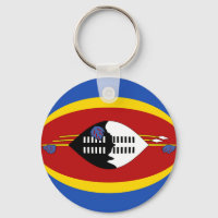 Eswatini Fisheye Flag Keychain