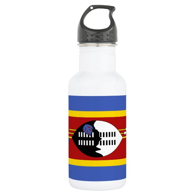 Eswatini Flag 532 Ml Water Bottle (Front)