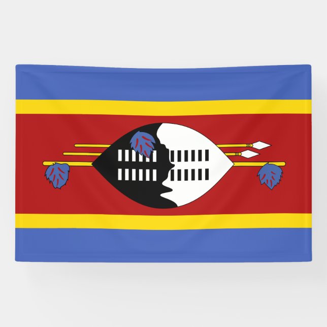 Eswatini Flag Banner (Horizontal)