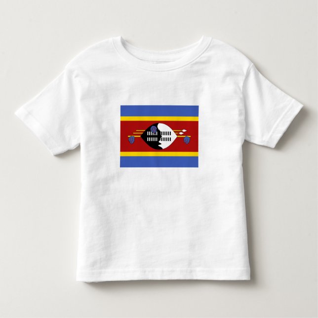 Eswatini Flag Toddler T-Shirt (Front)