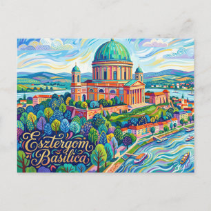 Esztergom Basilica Hungary Postcard