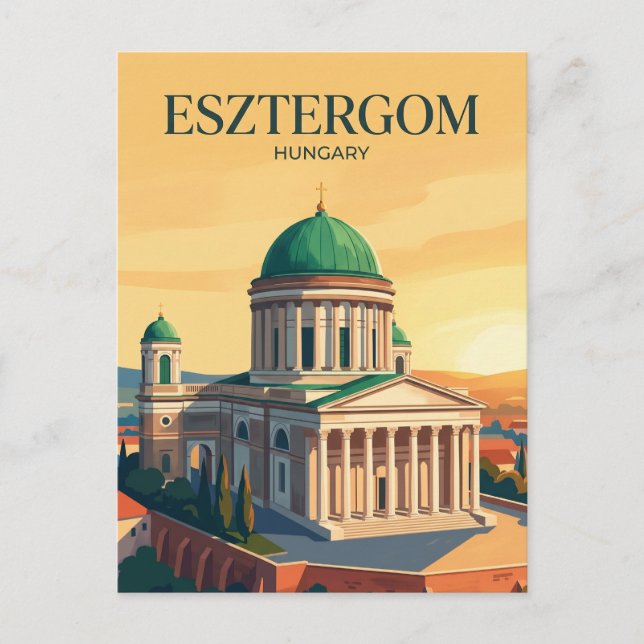 Esztergom Basilica Hungary Postcard (Front)