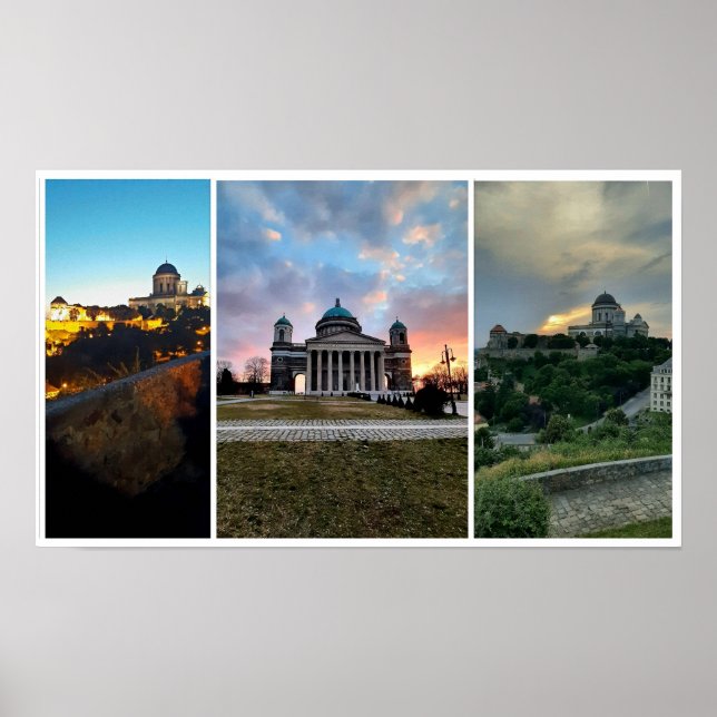 Esztergom Night Sky. Poster (Front)