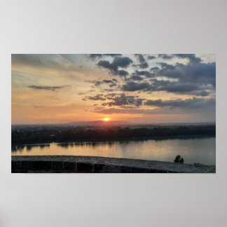 Esztergom Night Sky. Poster