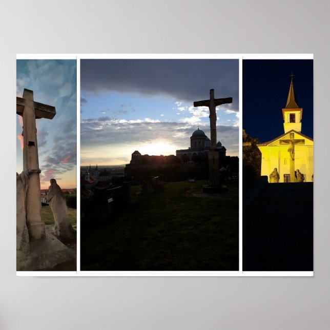 Esztergom Night Sky. Poster (Front)