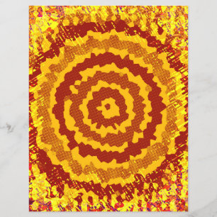 ET Abstract Flower Scrapbook Paper Bulk Pages