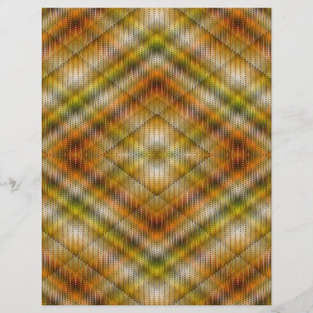 ET Argyle Scrapbook Paper 2-Sided Page (Front)