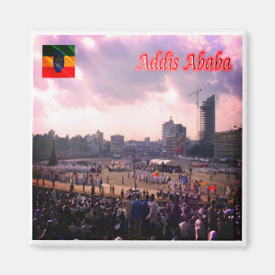 ET - Ethiopia - Addis Ababa - Meskal Square Magnet