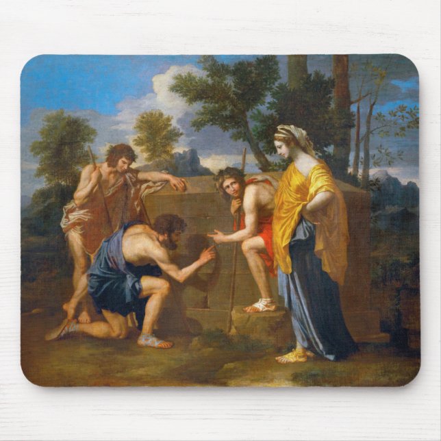 Et in Arcadia ego, Poussin Mouse Pad (Front)