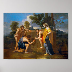 Et in Arcadia ego, Poussin Poster