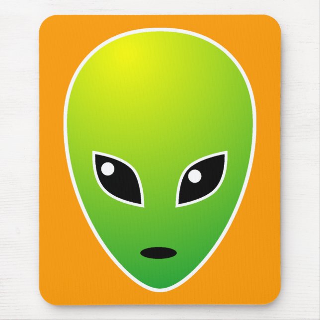 ET - on Orange - Customised Mouse Pad (Front)