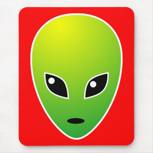 ET - on Red - Customised Mouse Pad (Front)