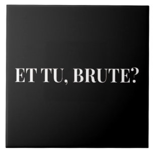 Et Tu, Brute? Shakespeare's Julius Caesar III Ceramic Tile