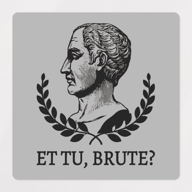 Et Tu, Brute? Shakespeare's Julius Caesar Quote V (Design 1)