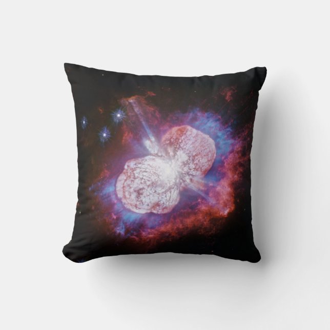 Eta Carinae Binary Star System Fireworks Cushion (Front)