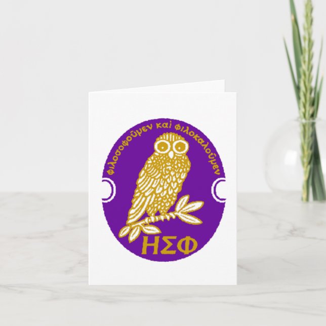 Eta Sigma Phi Notecard (Front)
