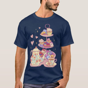 Etagere With Sweets Tea Sweet Baking Dessert Food T-Shirt