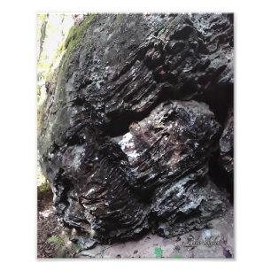 Etched Boulder Photo Print