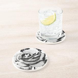 Etched Rose Coasters