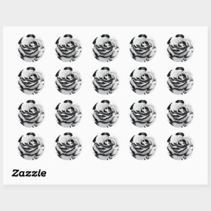 Etched Rose Stickers