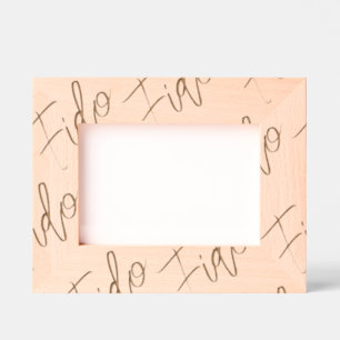 Etched Wood Pet NAME pattern Timeless Keepsake Frames