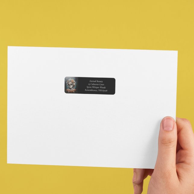 Eternal Beauty, custom Return Address Label (Creator Uploaded)