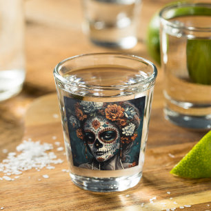 Eternal Beauty, custom Shot Glass