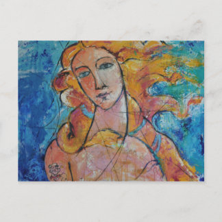 Eternal beauty horizontal post card