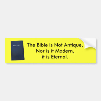 Eternal Bible Bumper Sticker