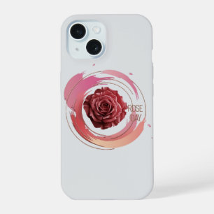 Eternal Bloom – A Rose Day Elegance iPhone 15 Case