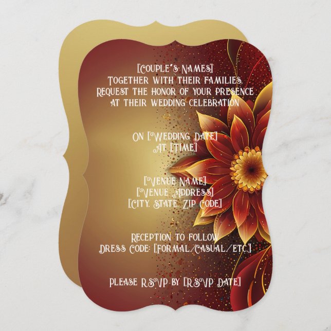 Eternal Bloom: A Timeless Celebration of Love (Front/Back)