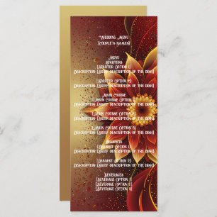 Eternal Bloom: A Timeless Celebration of Love Menu