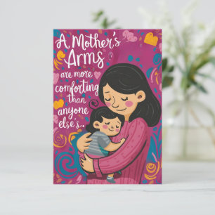 "Eternal Bonds: Heartfelt Mother's Day Greeting Thank You Card