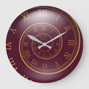 Eternal Clocks, Spiral Roman Large Clock